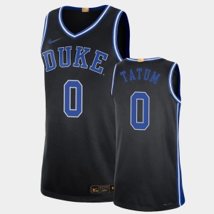 Men's Duke Blue Devils #0 Jayson Tatum Black Basketball Alumni Limited Jersey 923548-520