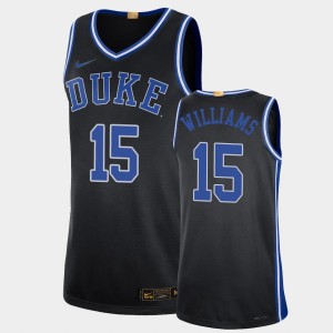 Men's Duke Blue Devils #15 Mark Williams Black Basketball Alumni Limited Jersey 504836-601
