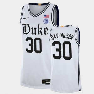 Men's Duke Blue Devils #30 Shayeann Day-Wilson White Cameron Brotherhood Limited Basketball College Basketball Jersey 515373-136