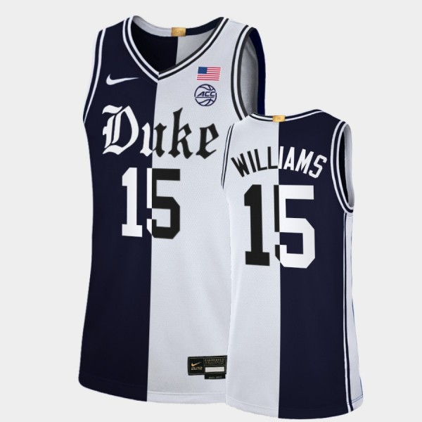 Men's Duke Blue Devils #15 Mark Williams Black Limited College Basketball  Jersey 471225-634